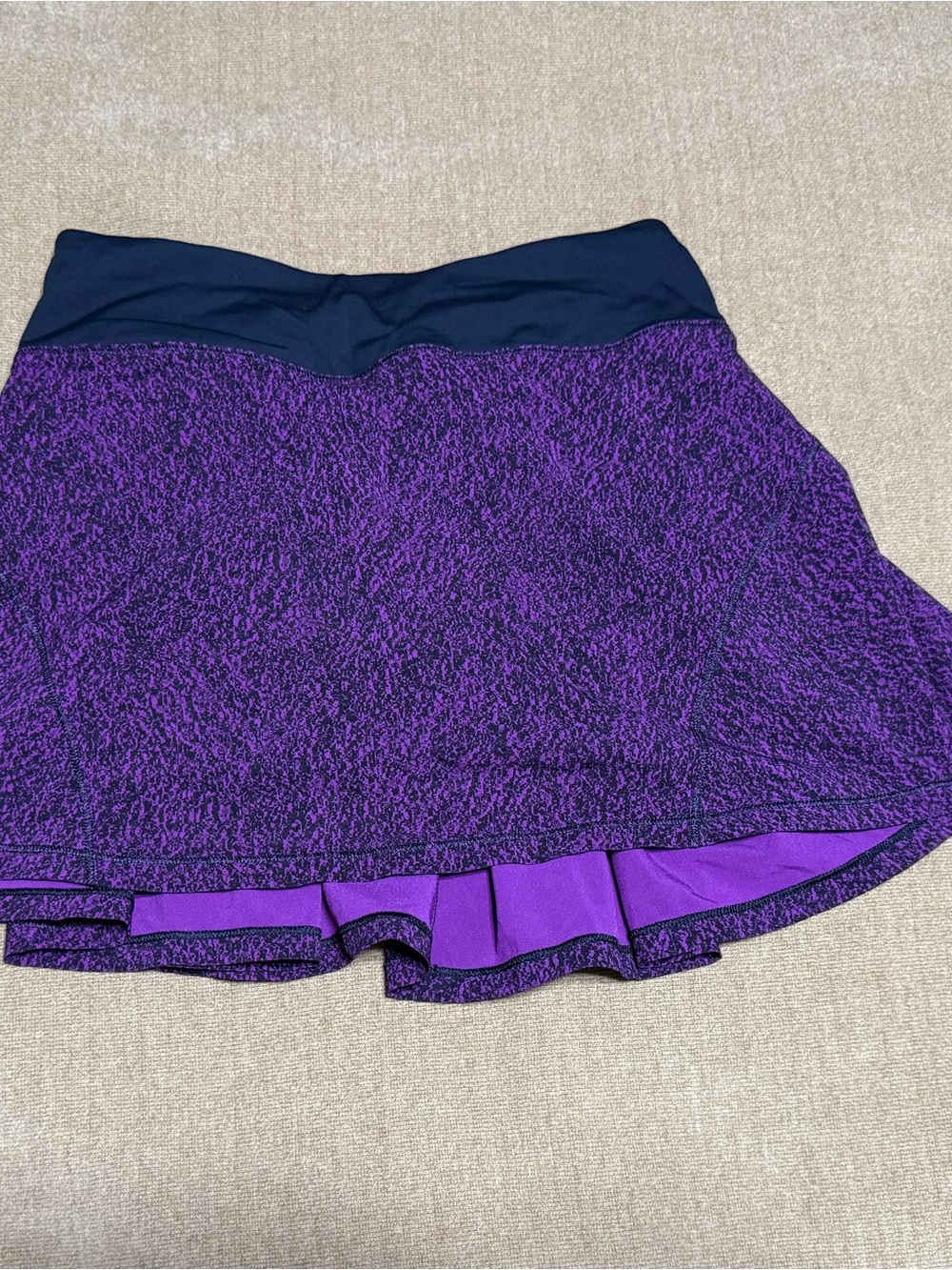 lululemon athletica Purple and Black Athletic Skirt